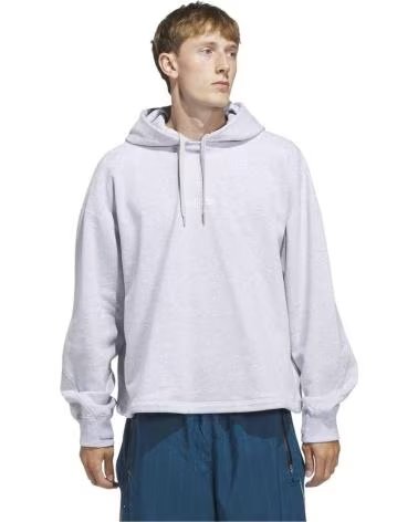 ADIDAS FELPA CON CAPPUCCIO JX6132 GRIGIA UNISEX