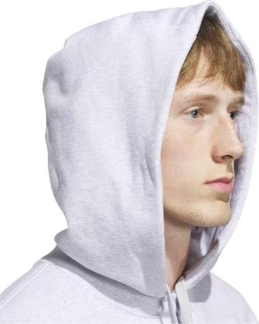 ADIDAS FELPA CON CAPPUCCIO JX6132 GRIGIA UNISEX