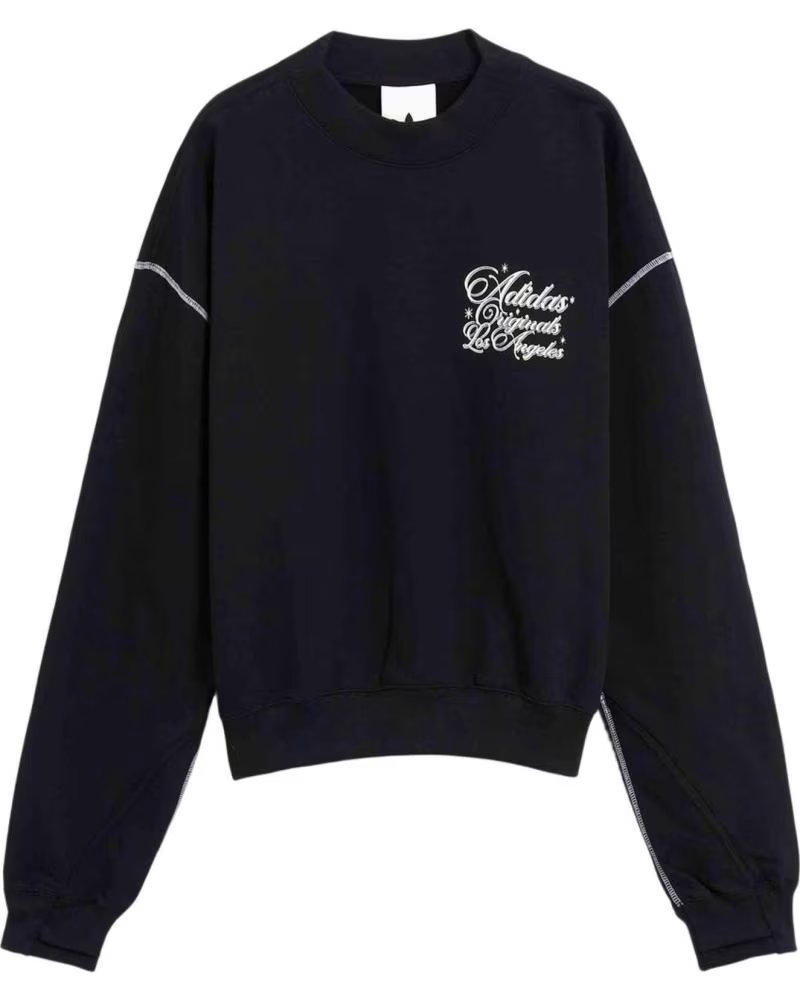 ADIDAS SWEAT-SHIRT JX6129 NOIR UNISEXE