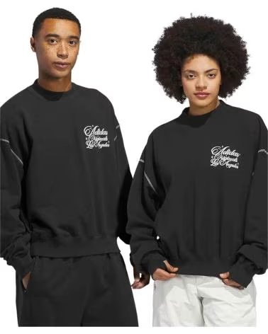 ADIDAS SWEAT-SHIRT JX6129 NOIR UNISEXE