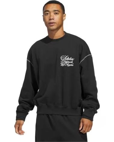 ADIDAS SWEAT-SHIRT JX6129 NOIR UNISEXE