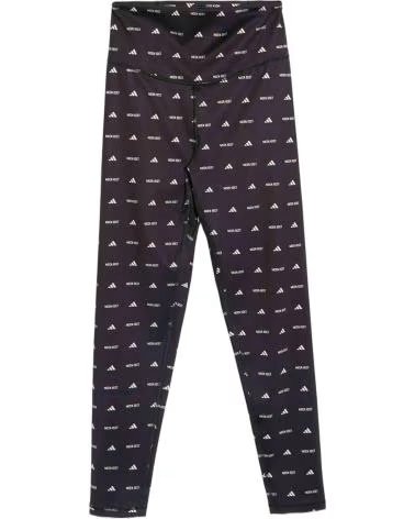 LEGGINGS SPORTIVI ADIDAS JM8912 STAMPATI BLACK