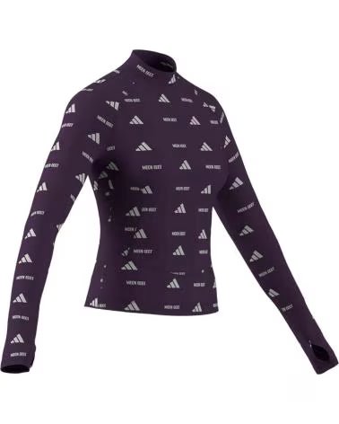 ADIDAS CAMISETA DE MANGA LARGA JM1104 MORADA PARA MUJER