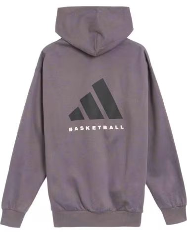 ADIDAS FELPA CON CAPPUCCIO JL6873 GRIGIA UNISEX