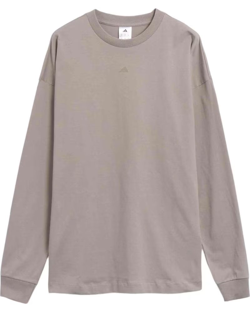 ADIDAS MAGLIA A MANICHE LUNGHE JD6130 BEIGE UNISEX