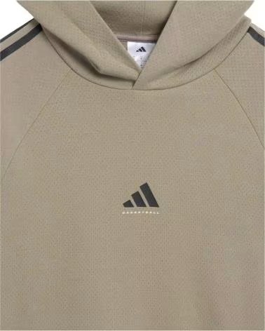ADIDAS JC7840 KAPUZENPULLOVER IN BEIGE