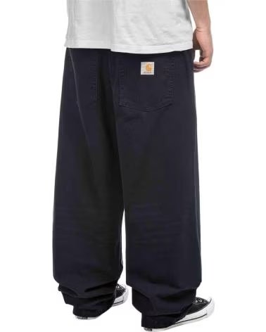 CARHARTT WIP PANTALON LARGO I036311-89B7 EN NEGRO PARA HOMBRE