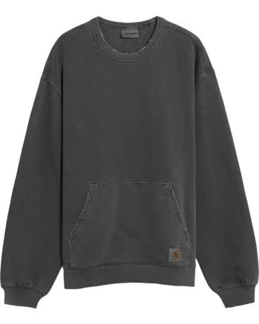 CARHARTT WIP FELPA I036054-89B7 GRIGIO UOMO