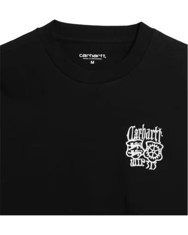 CARHARTT WIP CAMISETA DE MANGA CORTA I036035-K02XX EN NEGRO PARA HOMBRE