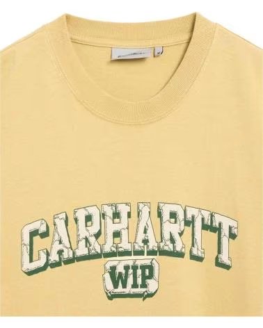 CARHARTT WIP T-SHIRT I036015-3GC4G AMARELA