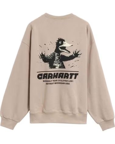 CARHARTT WIP FELPA I035644-G1XX BEIGE