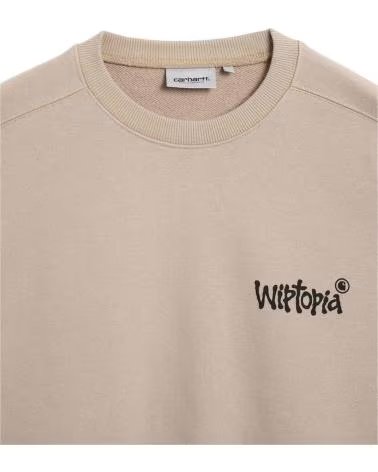 CARHARTT WIP FELPA I035644-G1XX BEIGE
