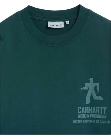 CARHARTT WIP T-SHIRT I035449-05A4J VERDE