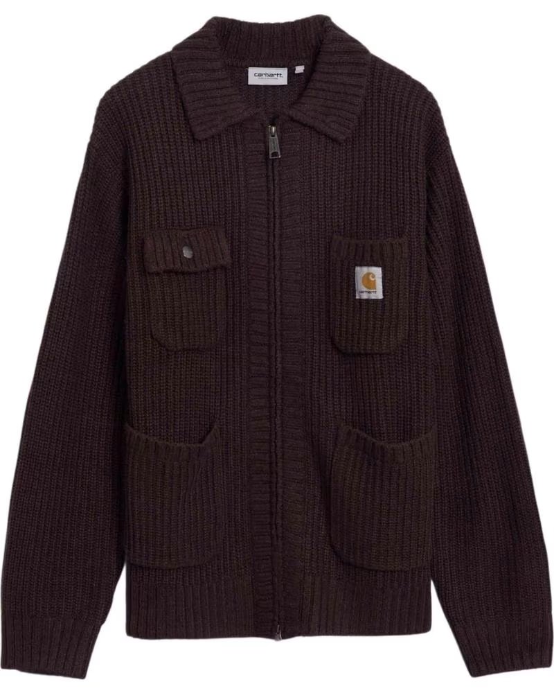 CARHARTT WIP CARDIGAN I035399-33HXX UOMO MARRONE