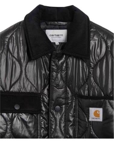 CARHARTT WIP STEPPJACKE I035366-89XX, SCHWARZ