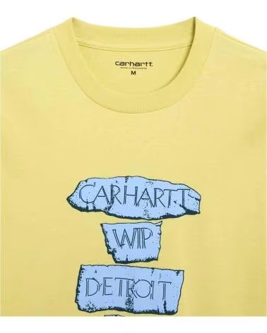 CARHARTT WIP T-SHIRT MANICA CORTA I035196-2ZTXX GIALLA