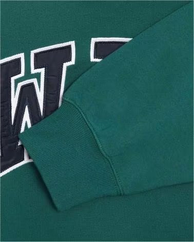 CARHARTT WIP FELPA CON CAPPUCCIO I034719-2PBXX VERDE DA DONNA