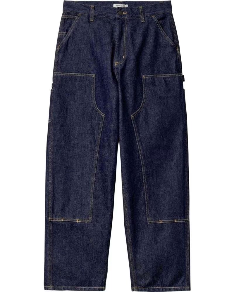 CARHARTT WIP PANTALONI LUNGHI I034635-102 BLU DA DONNA