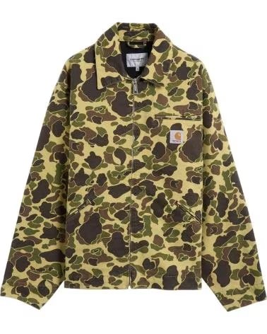 CARHARTT WIP GIACCA I034281-2EQ06 CON MOTIVO MIMETICO