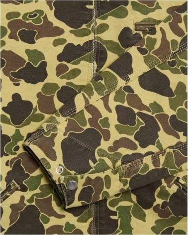 CARHARTT WIP GIACCA I034281-2EQ06 CON MOTIVO MIMETICO