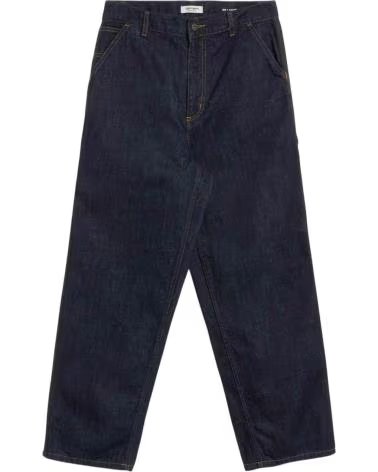 CARHARTT WIP PANTALON LONG I034225-0102 BLEU FEMME