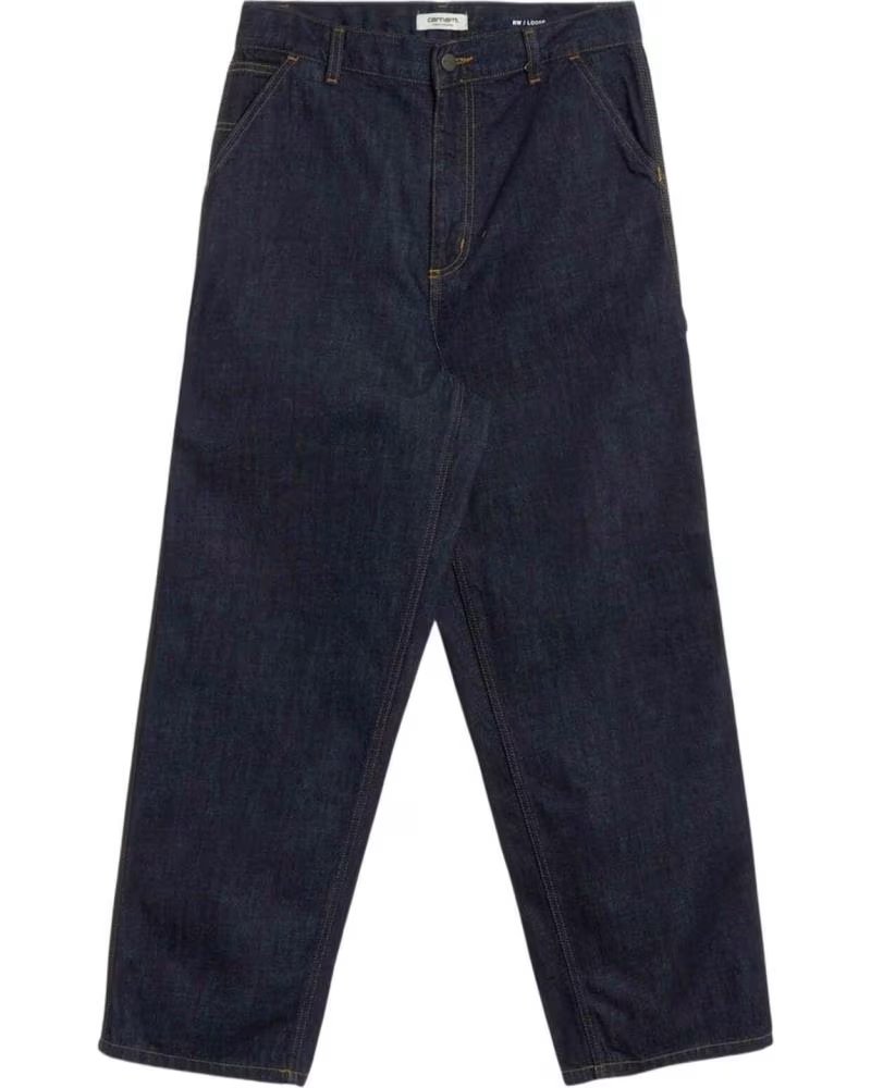 CARHARTT WIP PANTALONI LUNGHI I034225-0102 BLU DONNA