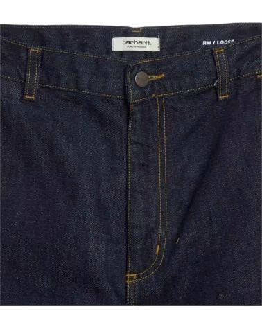 CARHARTT WIP PANTALONI LUNGHI I034225-0102 BLU DONNA