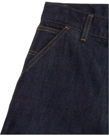 CARHARTT WIP PANTALONI LUNGHI I034225-0102 BLU DONNA