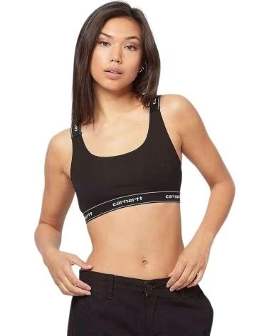 CARHARTT WIP I026211-8990 SPORTS BRA IN BLACK