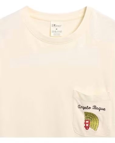 CHAMPION T-SHIRT DE MANGA CURTA GP205473-X1QF BEGE HOMEM