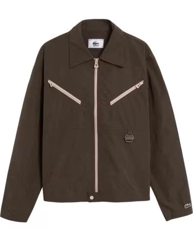 LACOSTE CAMICIA CH7551-00-A1Y MARRONE