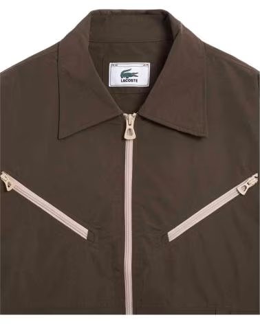 LACOSTE CAMICIA CH7551-00-A1Y MARRONE