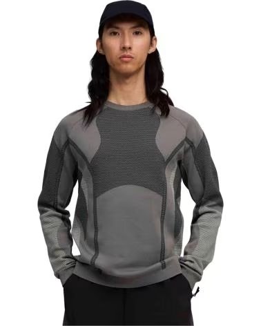 PUMA MAGLIA A MANICHE LUNGHE 632549-08 GRIGIO