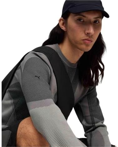 PUMA MAGLIA A MANICHE LUNGHE 632549-08 GRIGIO