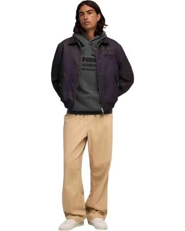 PUMA FELPA CON CAPPUCCIO 632542-97 GRIGIO UOMO
