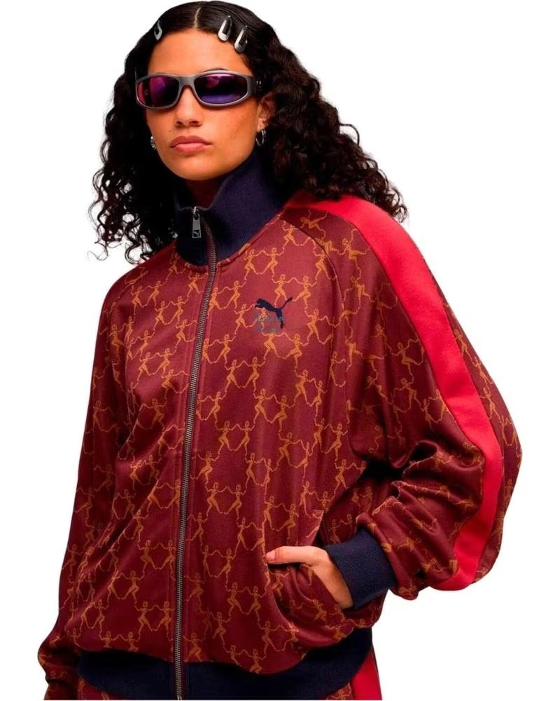 PUMA CHAQUETA DE CHÁNDAL 632373-96 ROJA