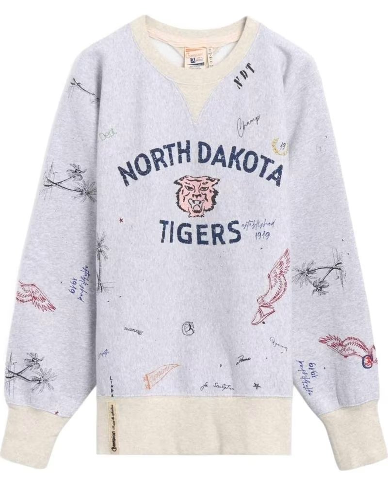 CHAMPION SUDADERA NORTH DAKOTA TIGERS GRIS