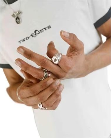 TWOJEYS ANILLO 302922001 PLATEADO UNISEX