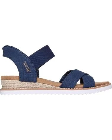 SKECHERS SANDÁLIAS 114418-NVY NAVY WASHED CANVAS