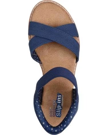 SKECHERS SANDÁLIAS 114418-NVY NAVY WASHED CANVAS