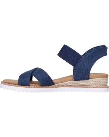 SKECHERS SANDÁLIAS 114418-NVY NAVY WASHED CANVAS