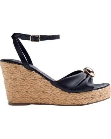 SANDALIAS DE CUÑA GIOSEPPO SOUDAN 79070 EN NEGRO