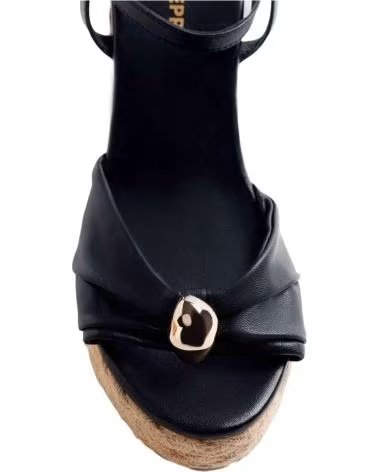 GIOSEPPO KEILSANDALETTEN SOUDAN 79070 IN SCHWARZ NEGRO