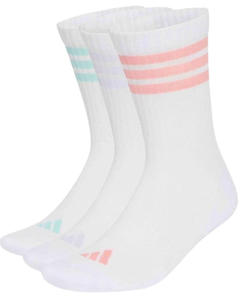 ADIDAS CALCETINES 3S ESS C CRW 3P EN BLANCO PARA UNISEX WHITE-SEFRTU-CLEMIN-F