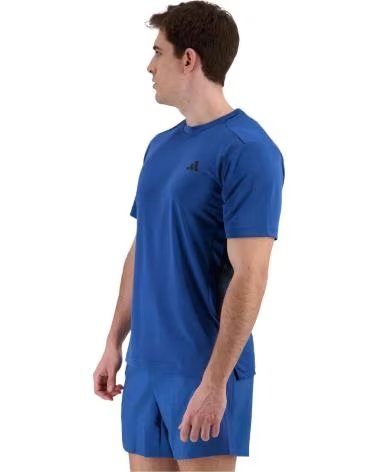 ADIDAS CAMISETA DE MANGA CORTA TECHESS 3S TEE EN AZUL PARA HOMBRE DUPE
