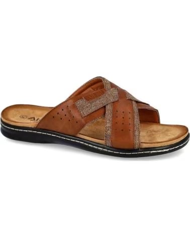 L&R SHOES SANDÁLIAS LR 19788-F2 PARA MULHER CAMEL