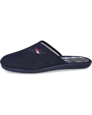 L&R SHOES PANTOUFLES LR 070-370471 EN BLEU POUR JEANS