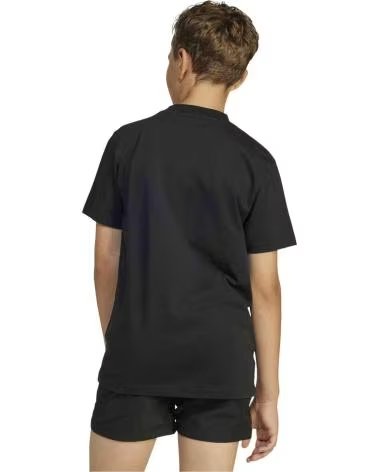 ADIDAS CAMISETA J SL TEE 160 NEGRA PARA NIÑOS BLACK-WHITE