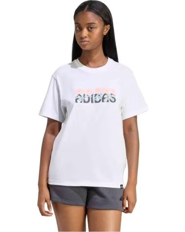 ADIDAS CAMISETA SOFT SIDE T BLANCA PARA MUJER WHITE
