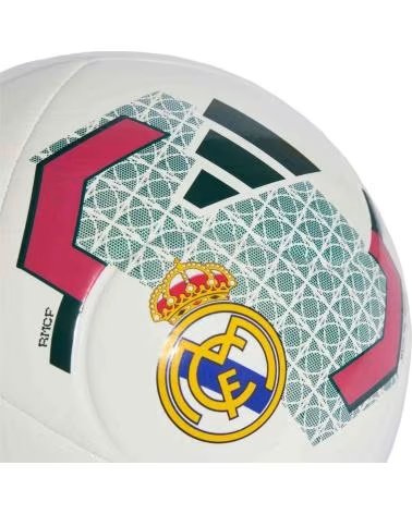 ADIDAS BOLA DE FUTEBOL REAL MADRID CLUB HOME WHITE-AURIVY